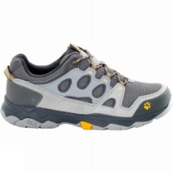 Jack Wolfskin Mens Mountain Attack 5 Low Shoe Tarmac Grey/Burly Yellow Xt